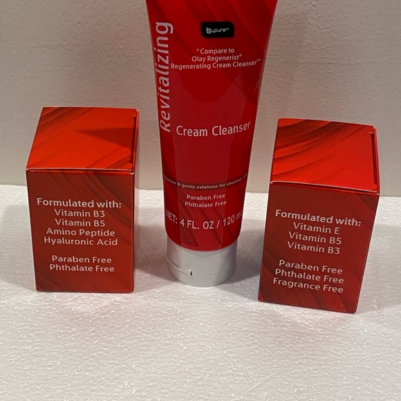 b.pure Revitalizing Night day hydrating Moisturizer cream cleanser set - Picture 4 of 6